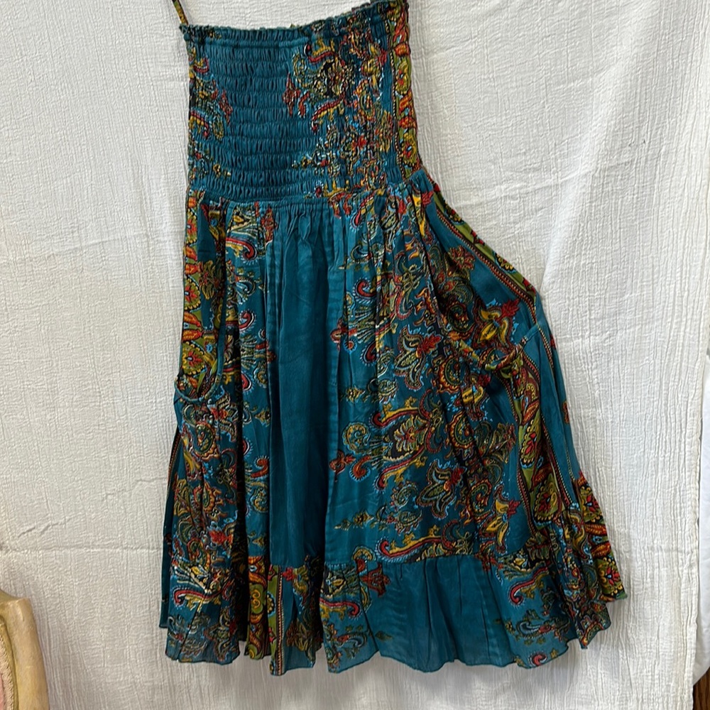 Urban Nomad Strapless Dress with Pockets, L/XL